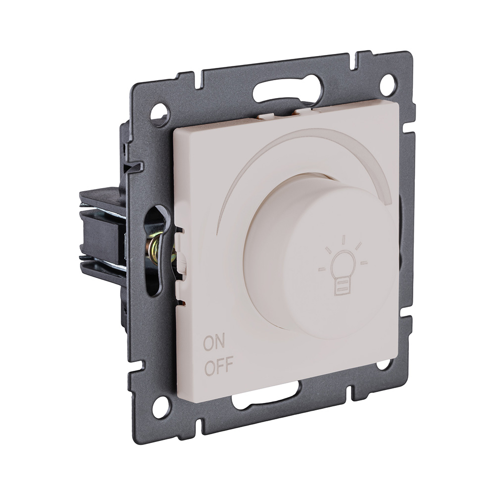 Светорегулятор универсальный 500W, кашемир матовый Kollinger REA-027CM для Aspekt, Eleganz, Reflex