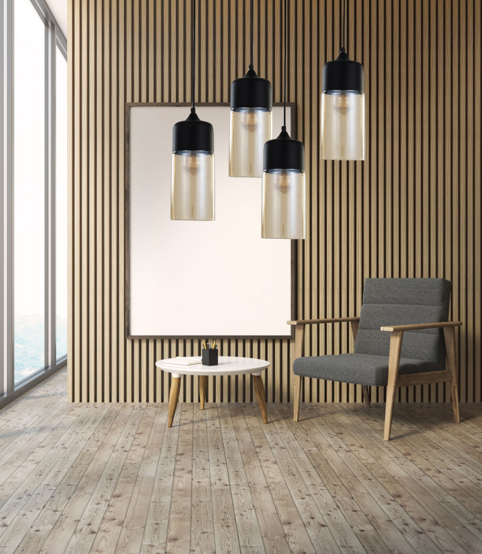 Подвесной светильник Lumina Deco Zenia LDP 6806 BK