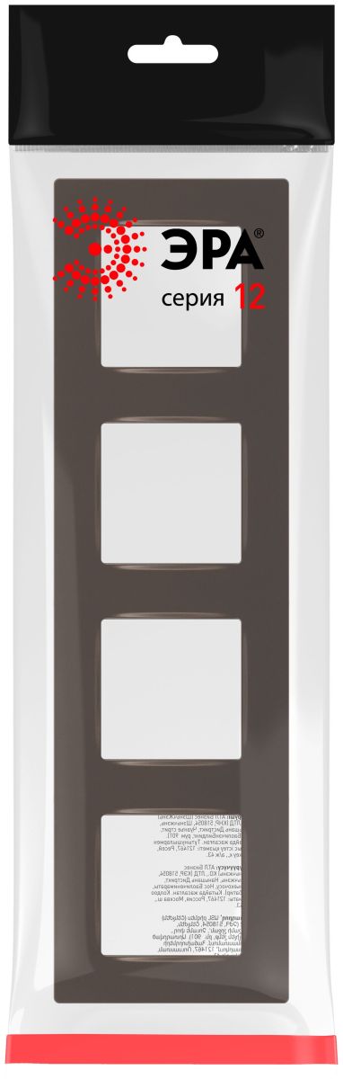 Рамка на 4 поста Эра Классик 12-5204-13 Б0067739