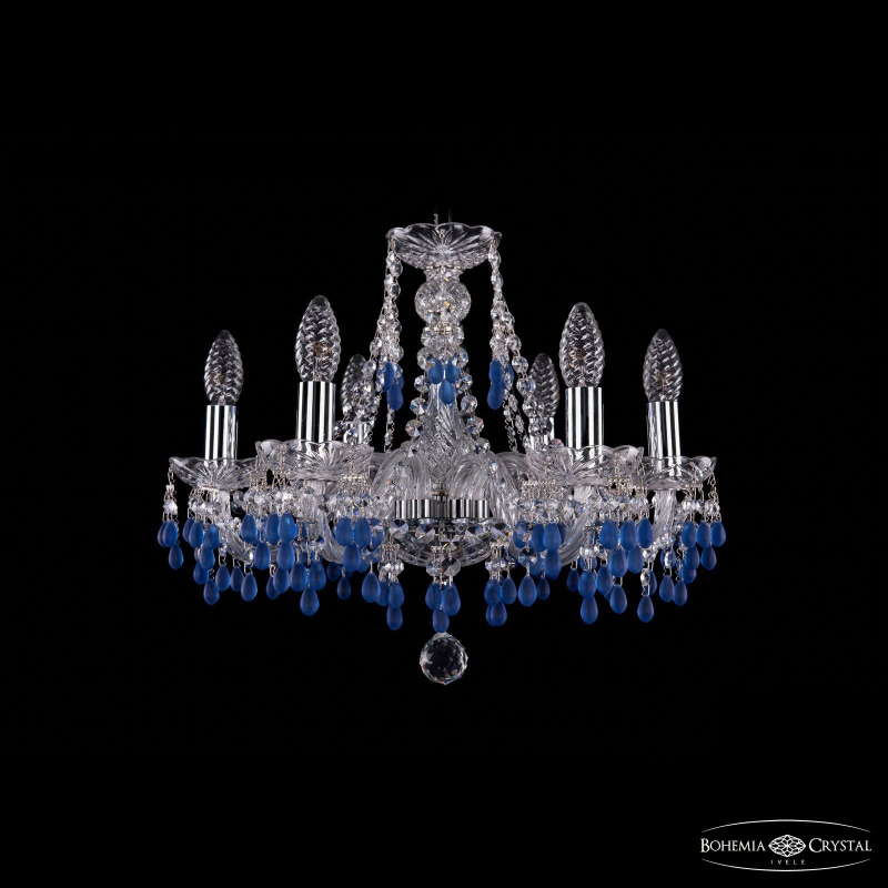 Подвесная люстра Bohemia Ivele Crystal 1410/6/160 Ni V3001