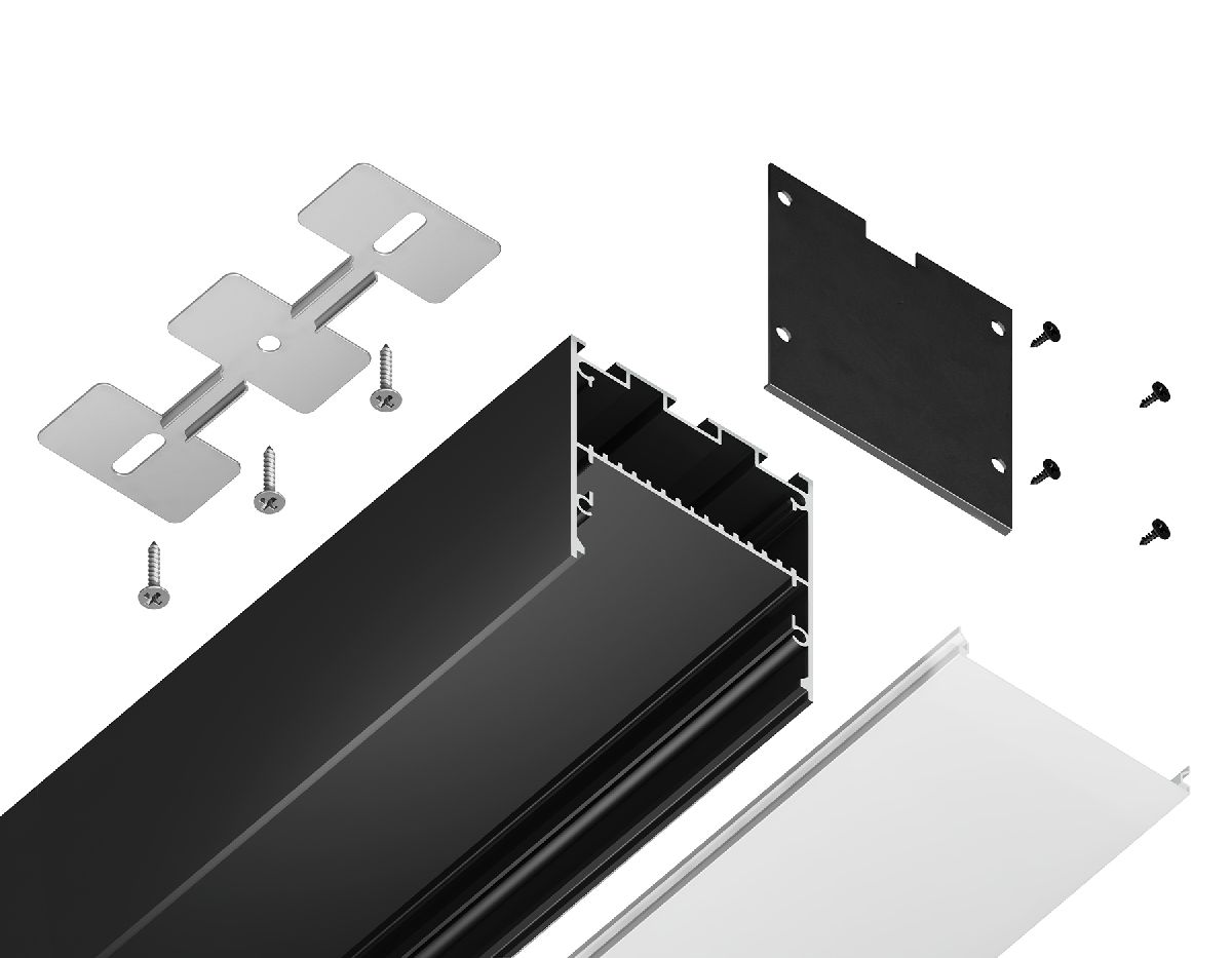 Алюминиевый профиль Ambrella Light Profile System GP3100BK