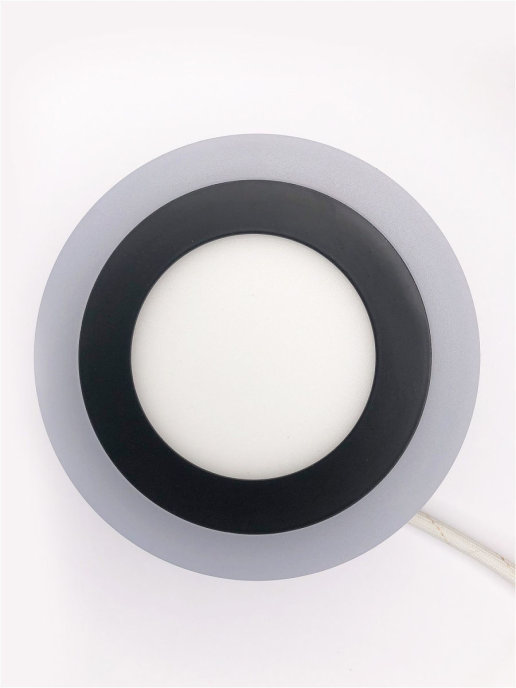 Накладной светильник Elvan NLS-500R-12/4-WW/NH-Bk