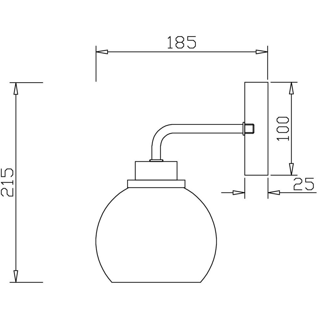 Бра Freya Neptune FR5176WL-01BS