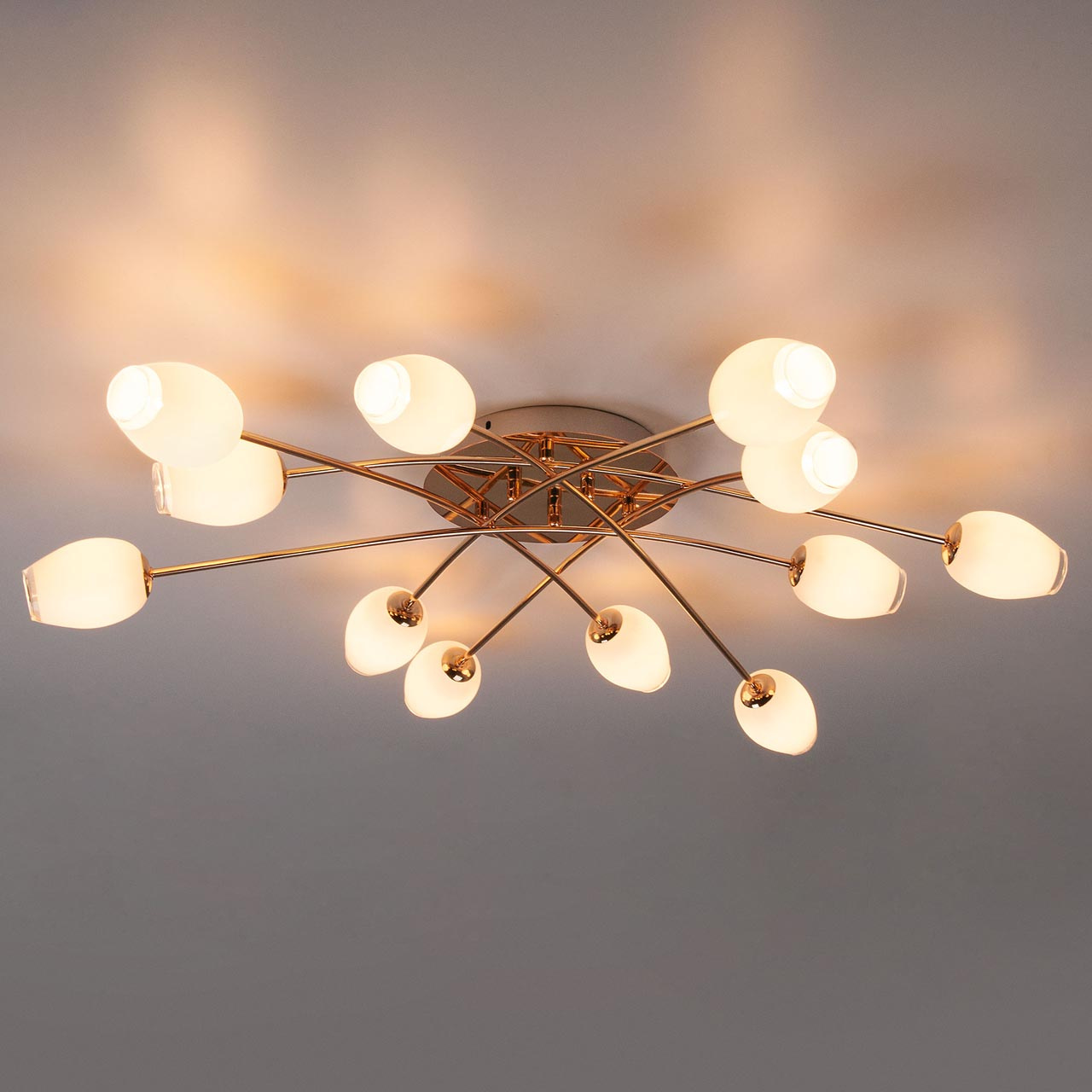 Потолочная люстра Eurosvet Tulip 30135 золото