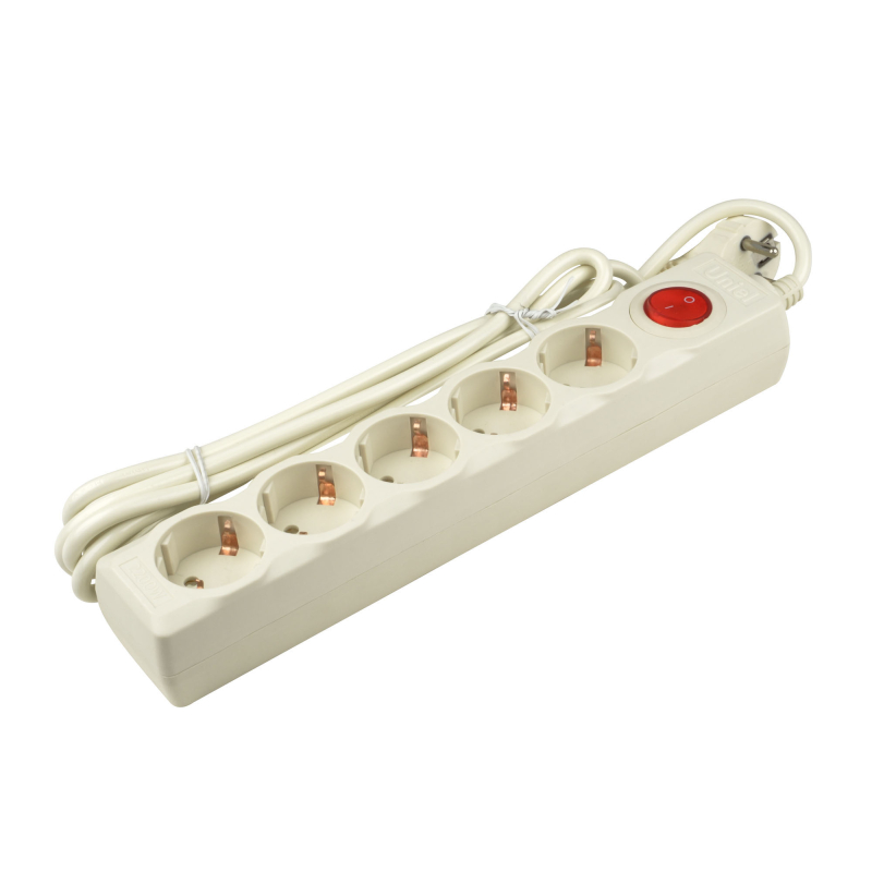 Сетевой фильтр Uniel S-GSU5-5 IVORY UL-00001748