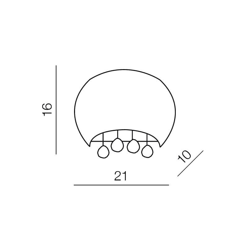 Настенный светильник Azzardo Caldo wall AZ1004