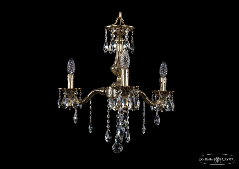 Подвесная люстра Bohemia Ivele Crystal 1710/3/160/B/GB