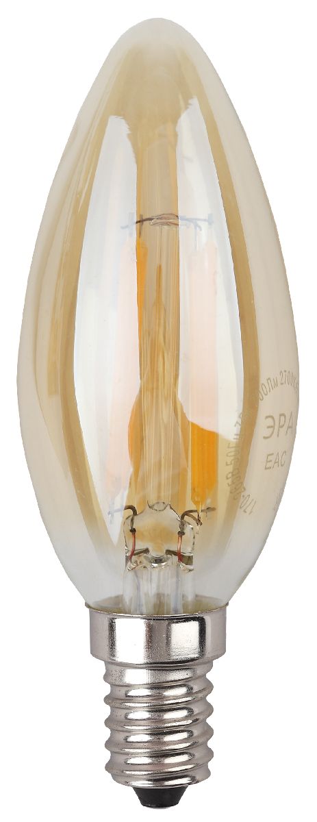 Лампа светодиодная Эра E14 5W 2700K F-LED B35-5W-827-E14 gold Б0027939