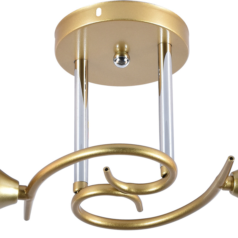 Люстра на штанге Reluce 01252-0.3-02 GD+CR