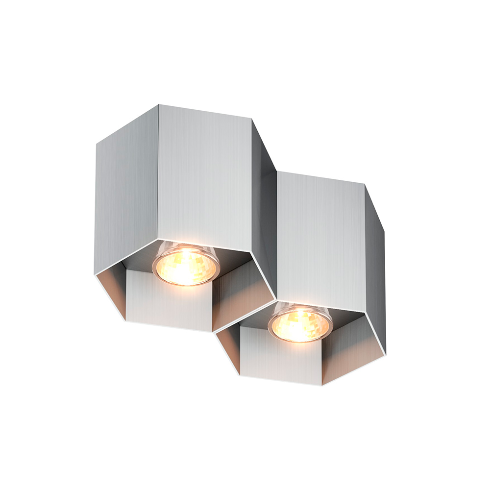 Потолочный светильник Zumaline POLYGON CL2 20036-AL