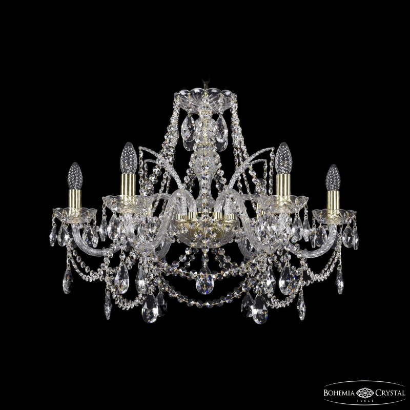 Подвесная люстра Bohemia Ivele Crystal 1411/6/240 G