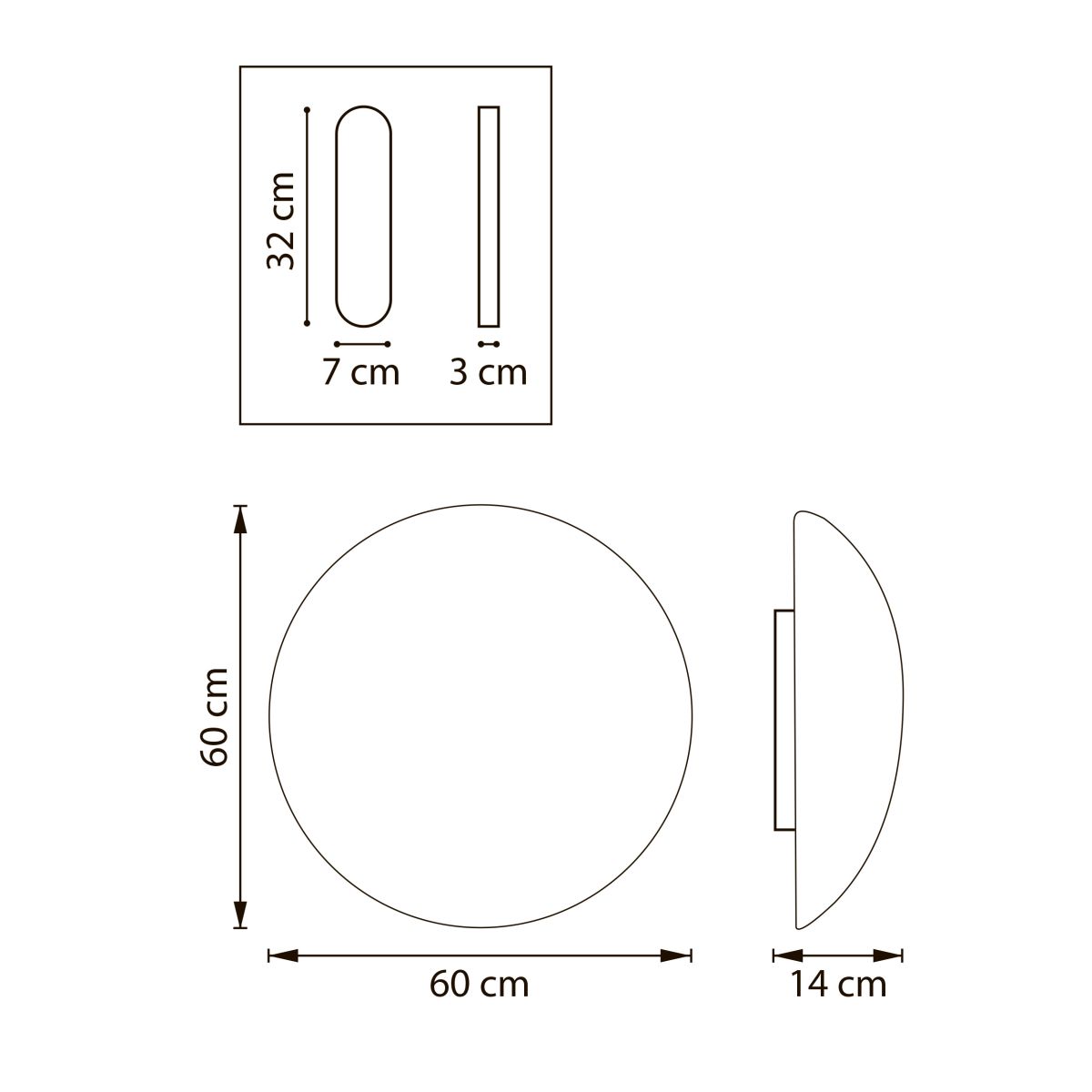 Настенно-потолочный светильник Lightstar Genova 610666