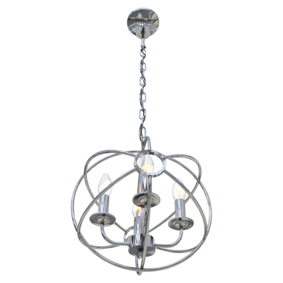 Подвесная люстра Loft IT Castle Chrome Loft1193-4