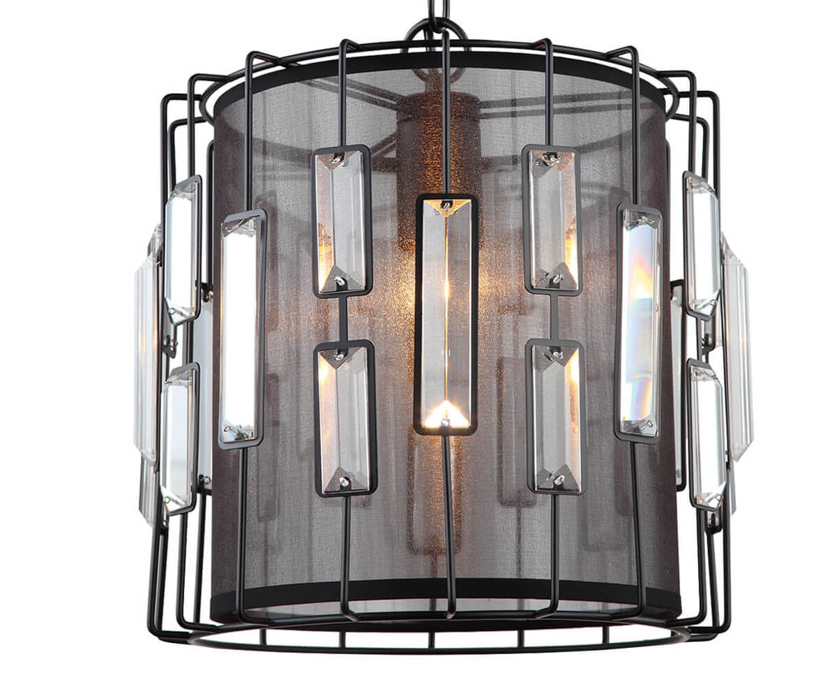 Подвесной светильник Lumien Hall Аглая 0001/1PM-BK