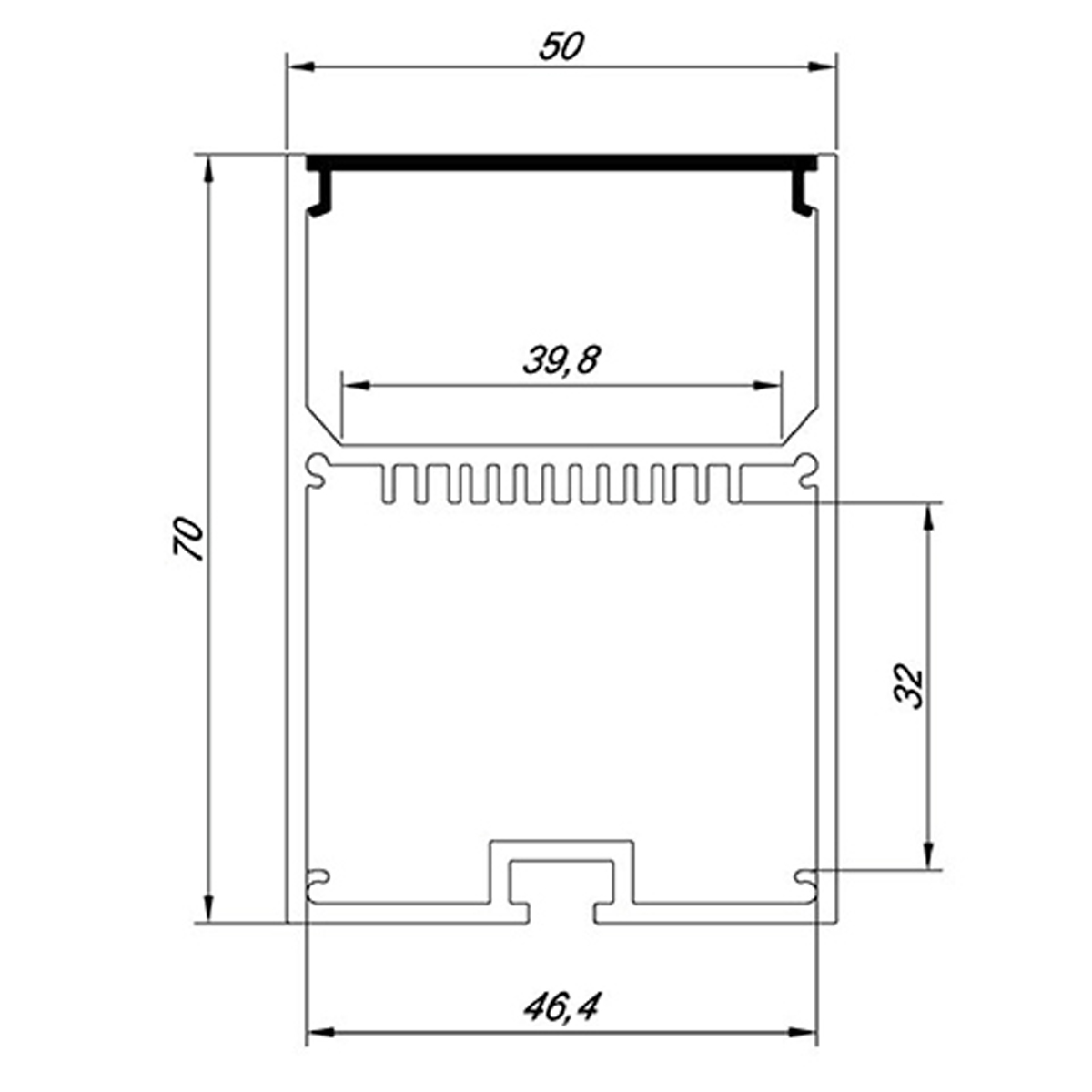 Алюминиевый профиль Donolux DL18516