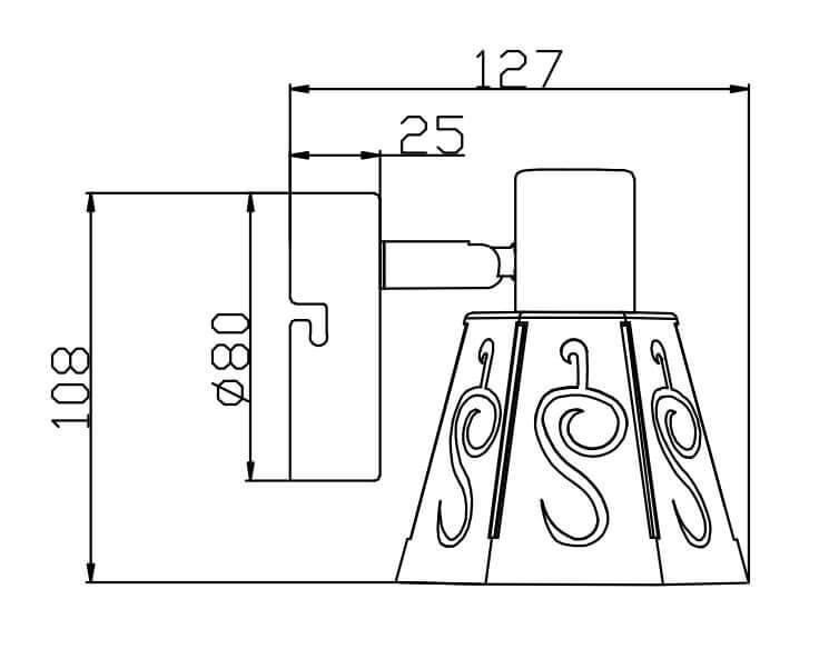 Спот Rivoli Nebbia 7003-701 Б0038099