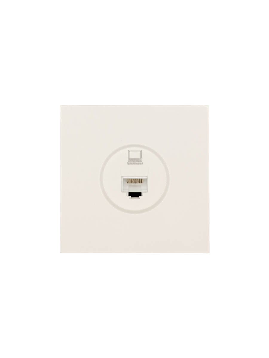 Розетка компьютерная слоновая кость Lezard Zima 704-9088-139