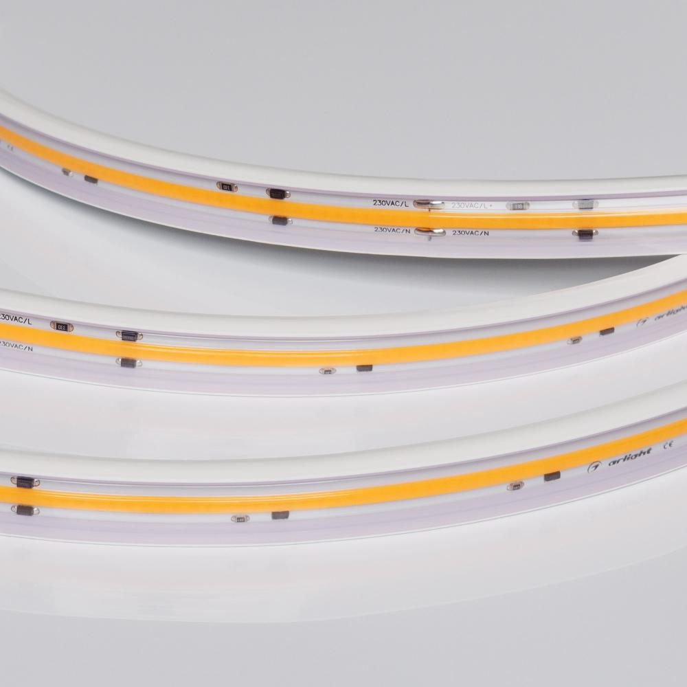 Светодиодная герметичная лента Arlight ARL-PV-X720-15mm 230V Warm3000 (14 W/m, IP65, 50m) 054670