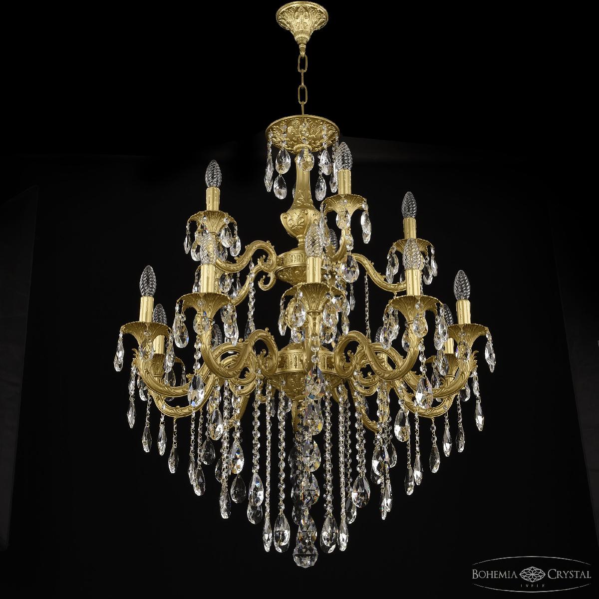 Подвесная люстра Bohemia Ivele Crystal AL79101/10+5/250/2D B AG
