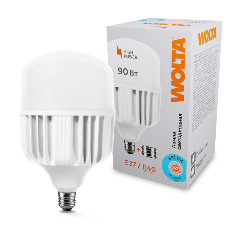 Светодиодная лампа Wolta 25WHP90E27/40