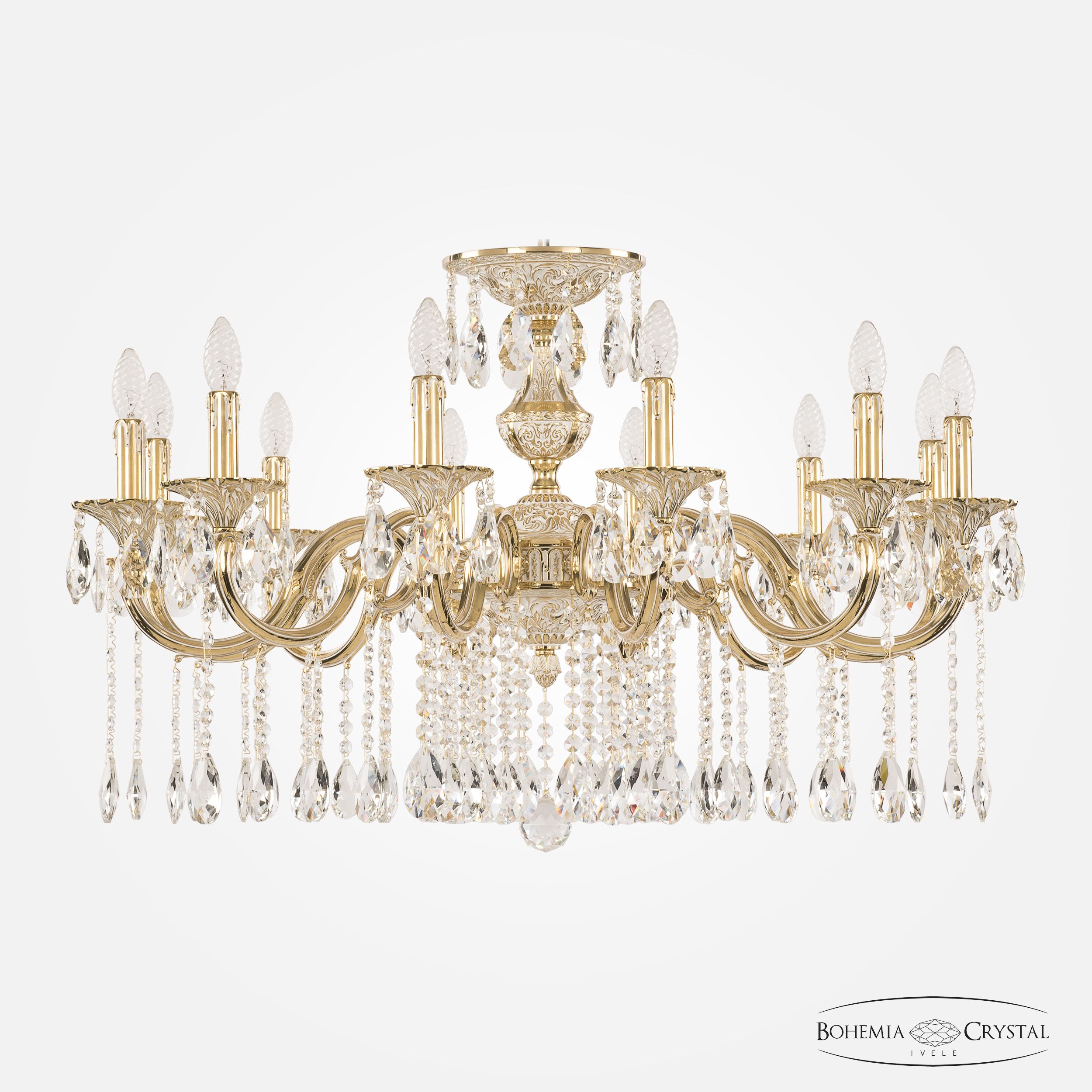 Подвесная люстра Bohemia Ivele Crystal Verona 72201/12/300 A GW