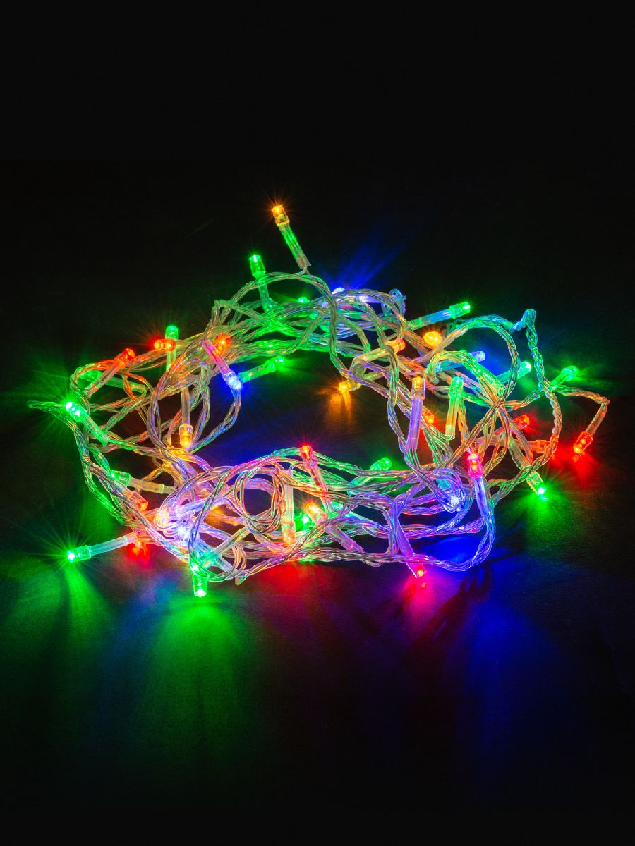 Светодиодная гирлянда TDM Electric СГ50M5 250V разноцветная 8 режимов SQ0361-0035