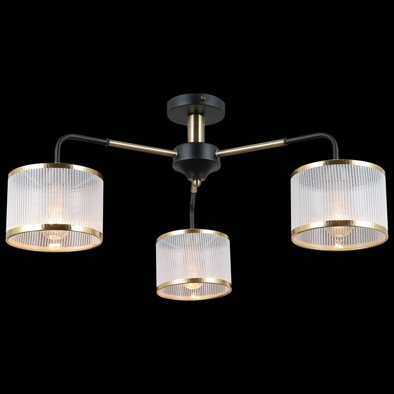 Люстра на штанге Illumico IL0337-3CSQ-79 BK AB