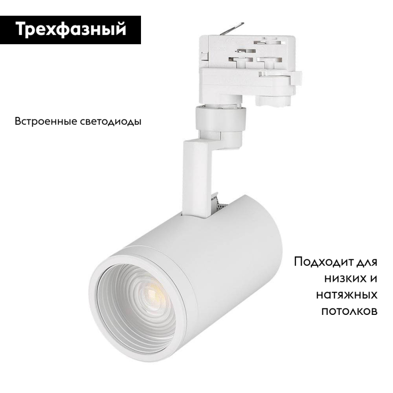 Трековый светильник Arlight LGD-ZEUS-4TR-R88-20W Day 024606