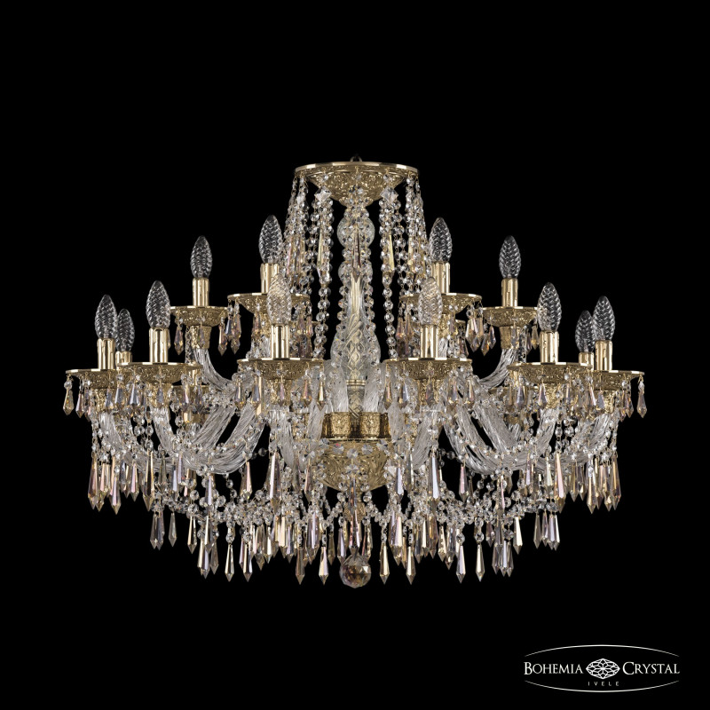 Подвесная люстра Bohemia Ivele Crystal 16103/12+6/300 G K801