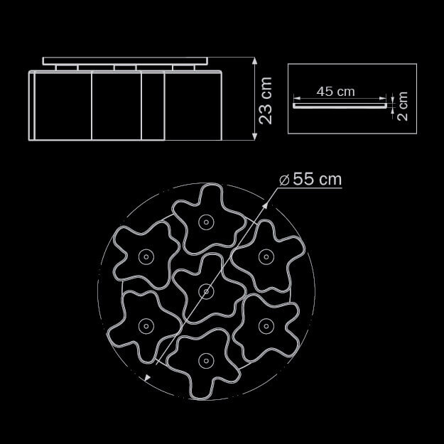 Потолочная люстра Lightstar Nubi 802070