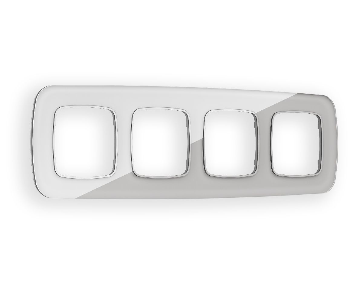 Рамка четырехместная Ambrella Volt Radian OF320404