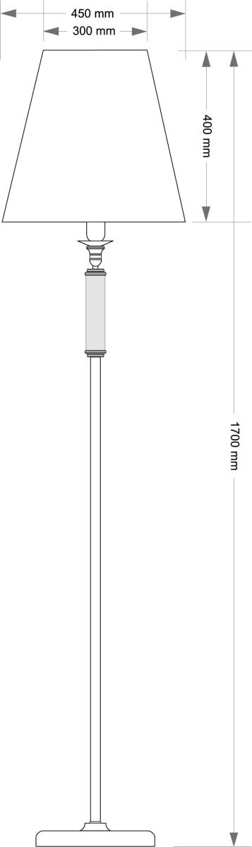 Торшер Kutek Napoli NAP-LS-1(N/A)