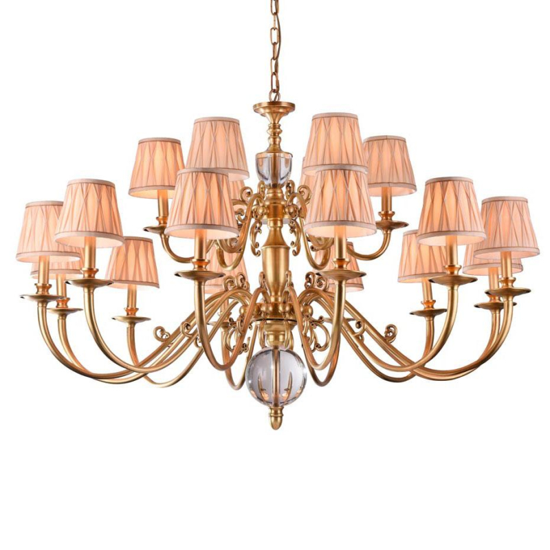 Подвесная люстра Newport 31018/C antique brass