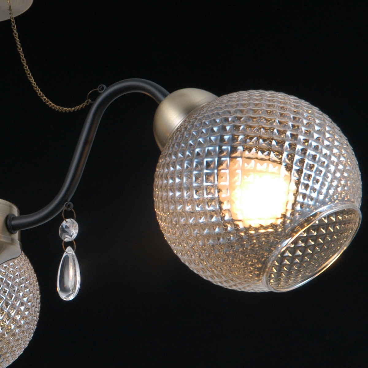 Люстра на штанге Illumico IL0432-3CSQ-29 AB BK