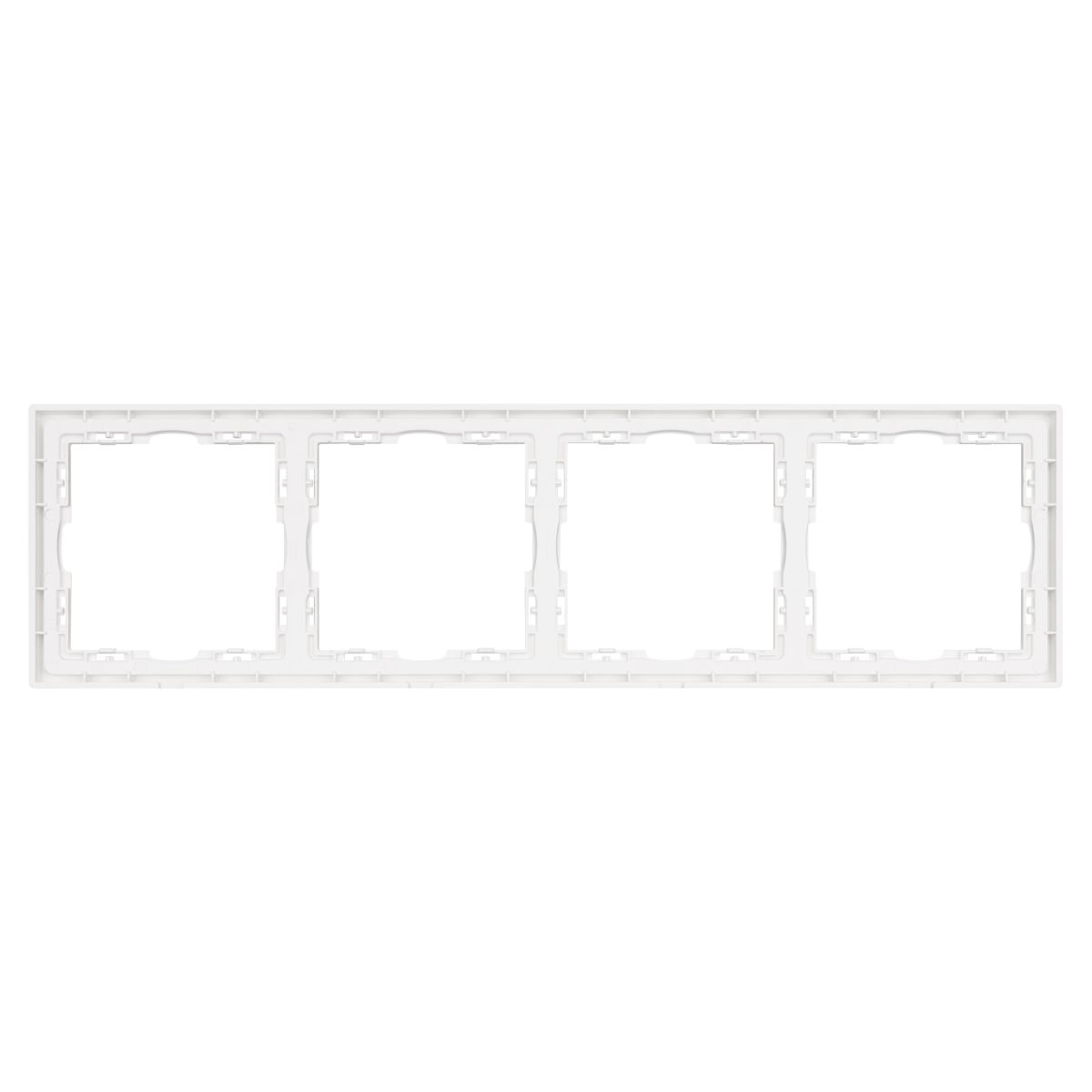 Рамка пластиковая Arlight FRM-NOBE-SFPL-4-WH 054223