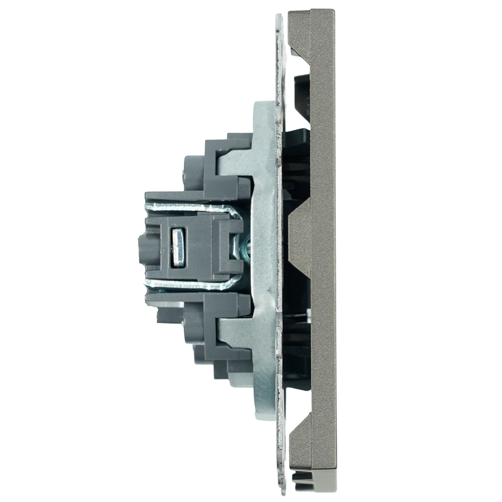 Розетка HDMI 2.0 Type A (механизм) Stekker Эмили RST00-5118-09 антрацит soft touch 50168