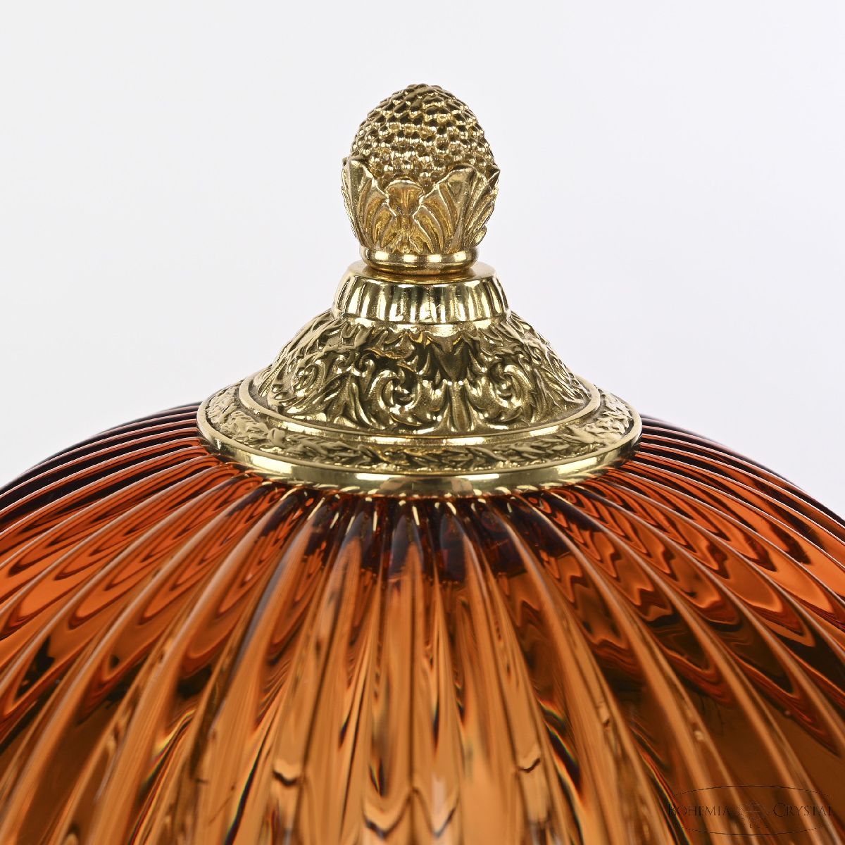 Настольная лампа Bohemia Ivele Crystal 5680L/22 G Amber/M-1G