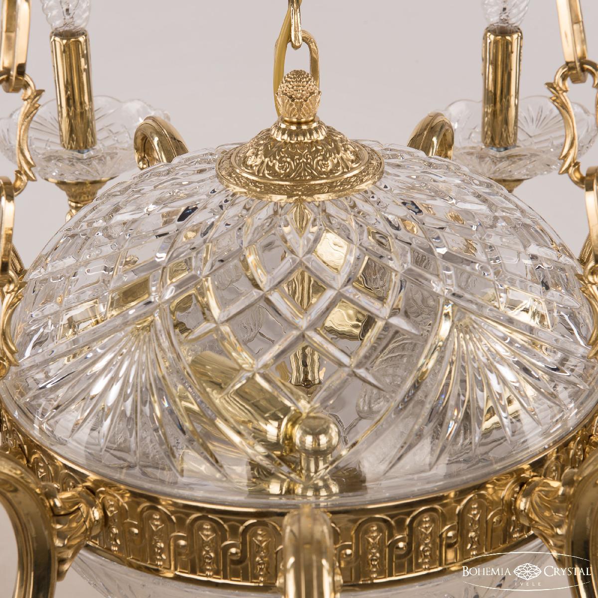 Подвесная люстра Bohemia Ivele Crystal Verona 72009P/9/250 G PAL Y8