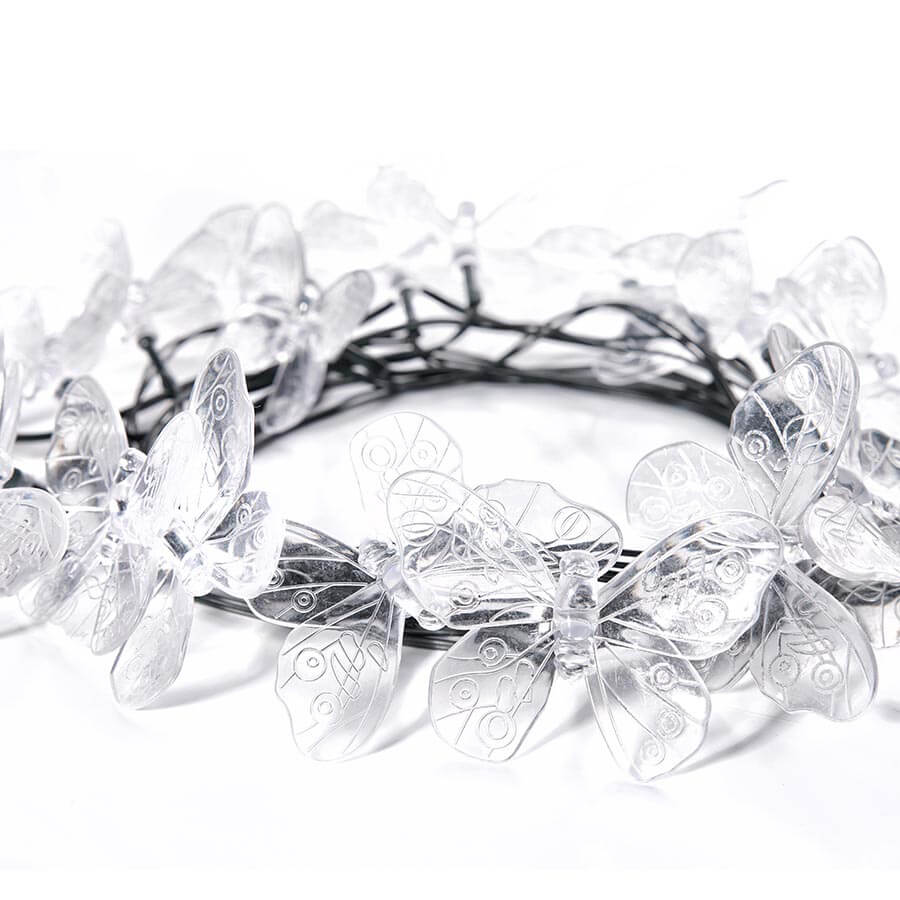 Гирлянда на солнечных батареях (UL-00006557) Uniel Бабочки USL-S-129/PT4000 Butterflies