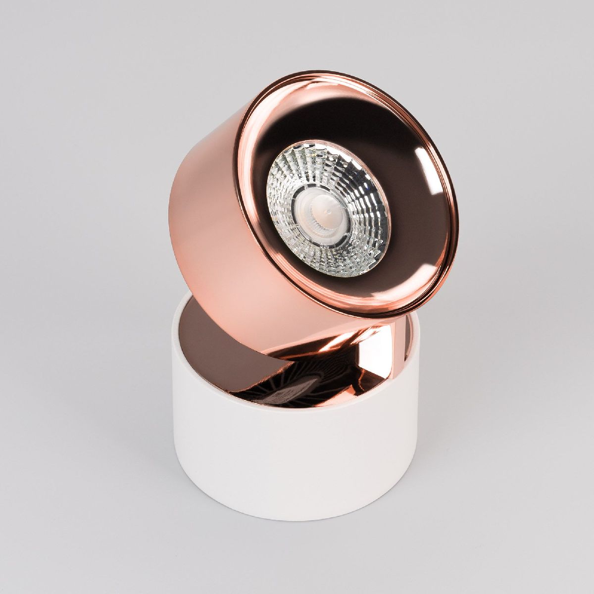 Накладной спот Arlight SP-PLURIO-SURFACE-R77-9W Day4000 (WH-COP, 36 deg, 230V) 040400