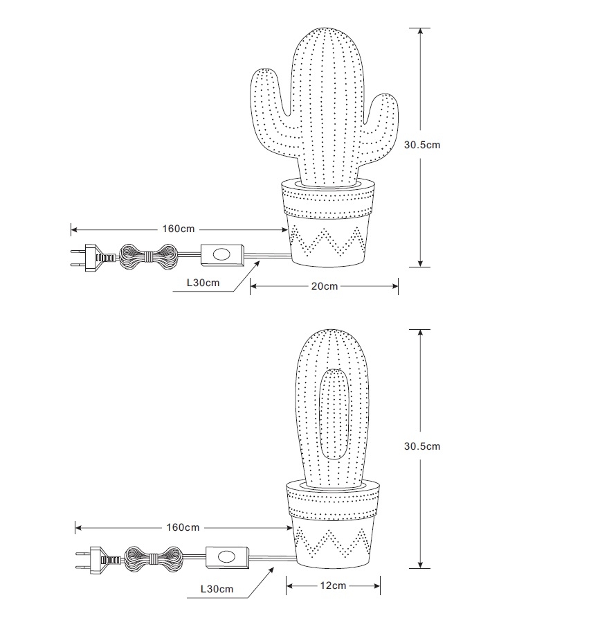 Настольная лампа Globo Chaita 22804