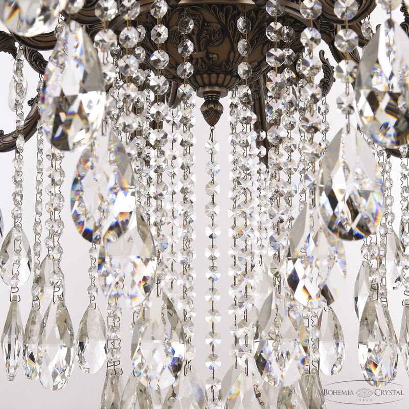 Подвесная люстра Bohemia Ivele Crystal AL79101/12+6/300/2D B SGB