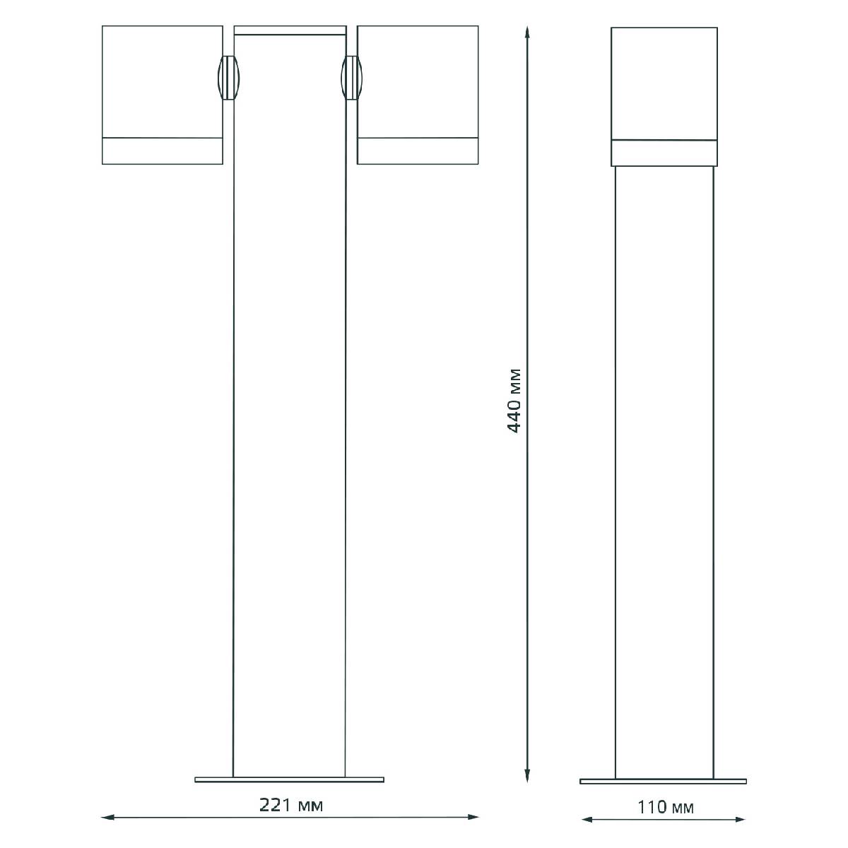 Уличный светильник Gauss Sonata GD157