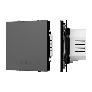 Терморегулятор вод тёплый пол серый базальт Arlight SWT-MTW-SFPL-GR (95-240V, 5A, датч возд) 061859