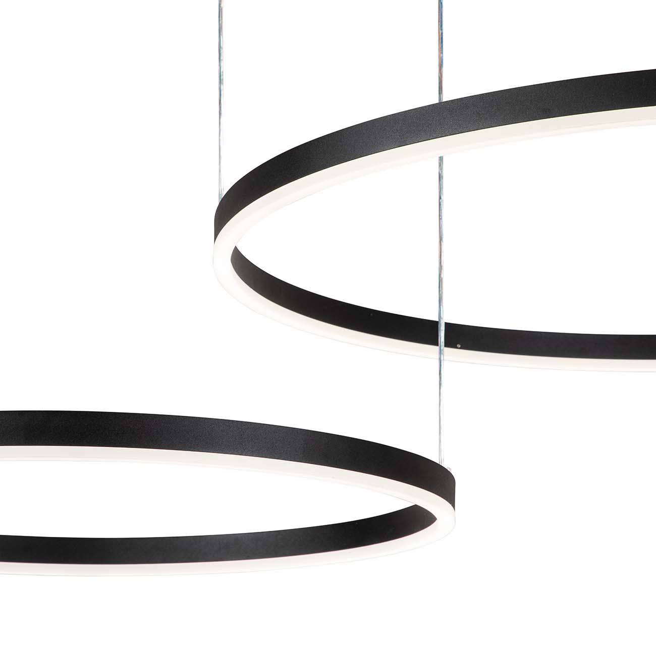 Подвесная люстра Indigo Galass 14001/2P Black V000030L