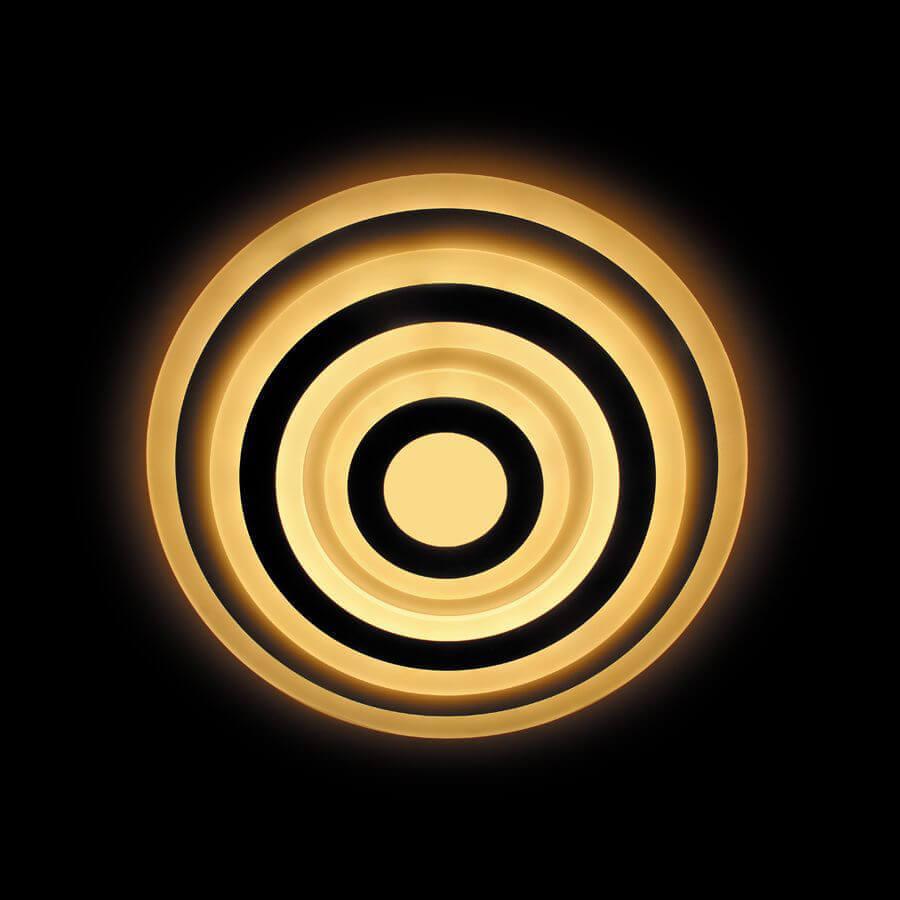 Потолочный светодиодный светильник Ambrella Light Orbital Acrylic FA90 WH 140W D500