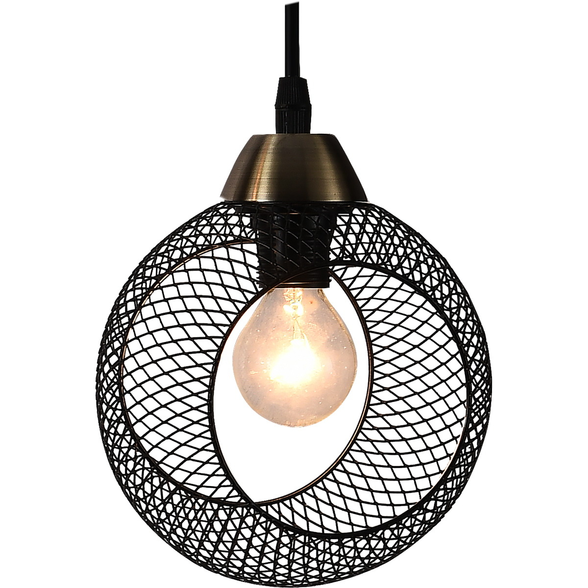 Подвесной светильник Reluce 01281-0.9-03 BK+AB