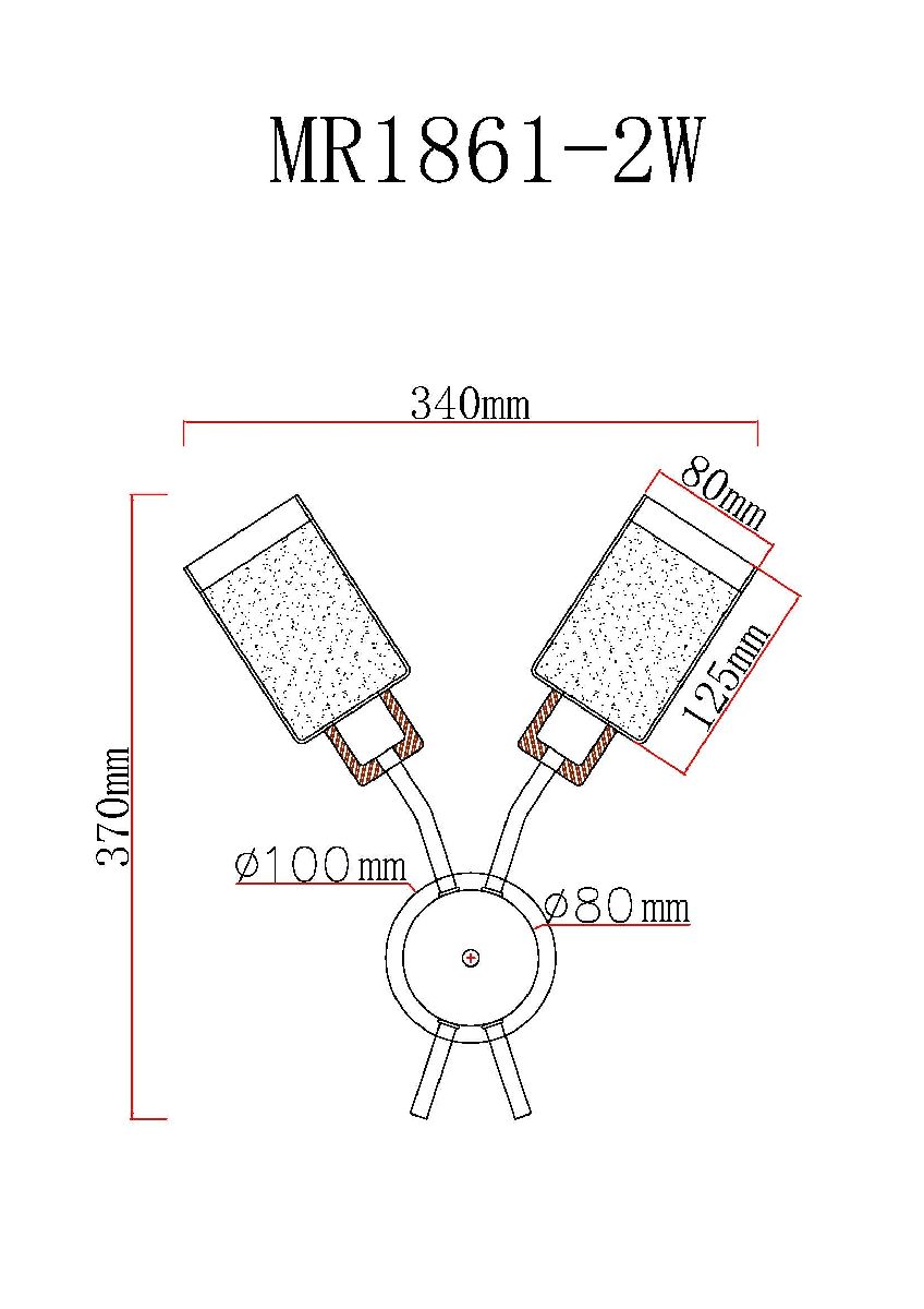 Бра MyFar Linda MR1861-2W