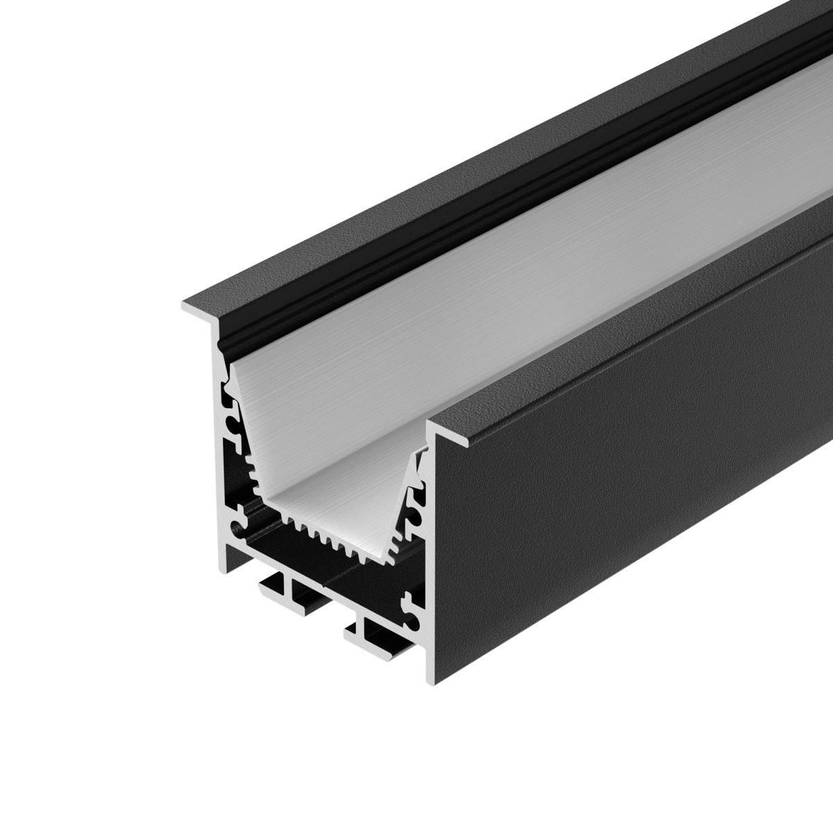 Профиль Arlight LINIA45-F-TRAY-2000 BLACK (Алюминий) 062191