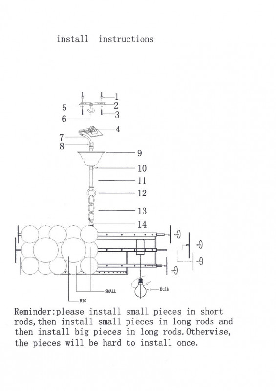 Подвесная люстра Lightstar 797041